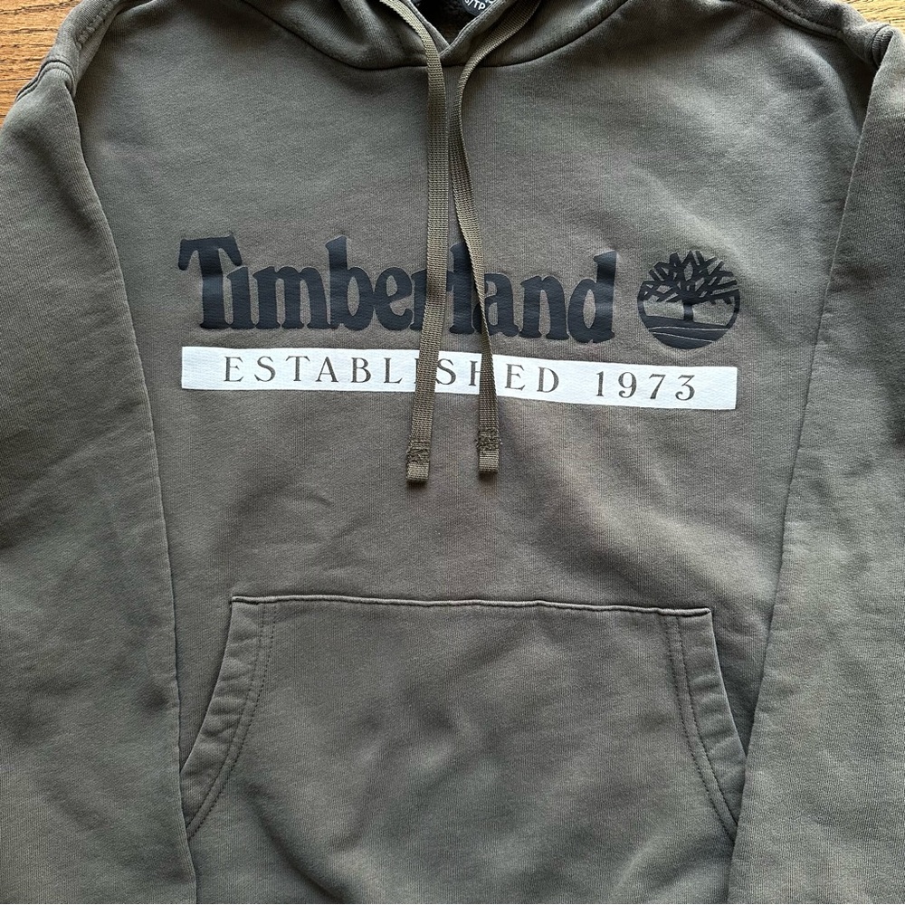 Timberland Heavy Duty Warm Hoodie Sweatshirt Unisex Kids Size XS Girls Or Boys - Picture 2 of 16